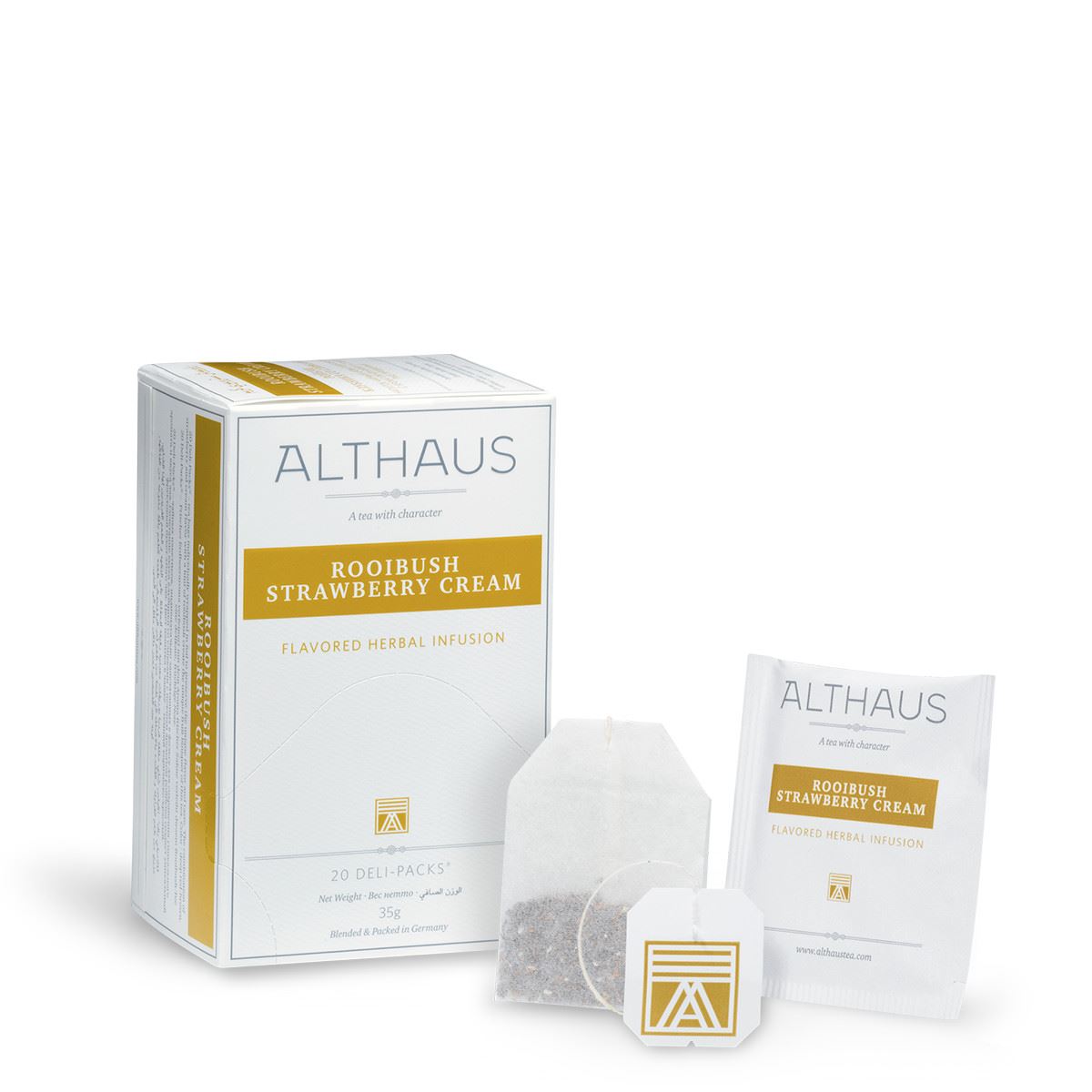 Althaus deli pack rooibush strawberry cream cutie 20 plic