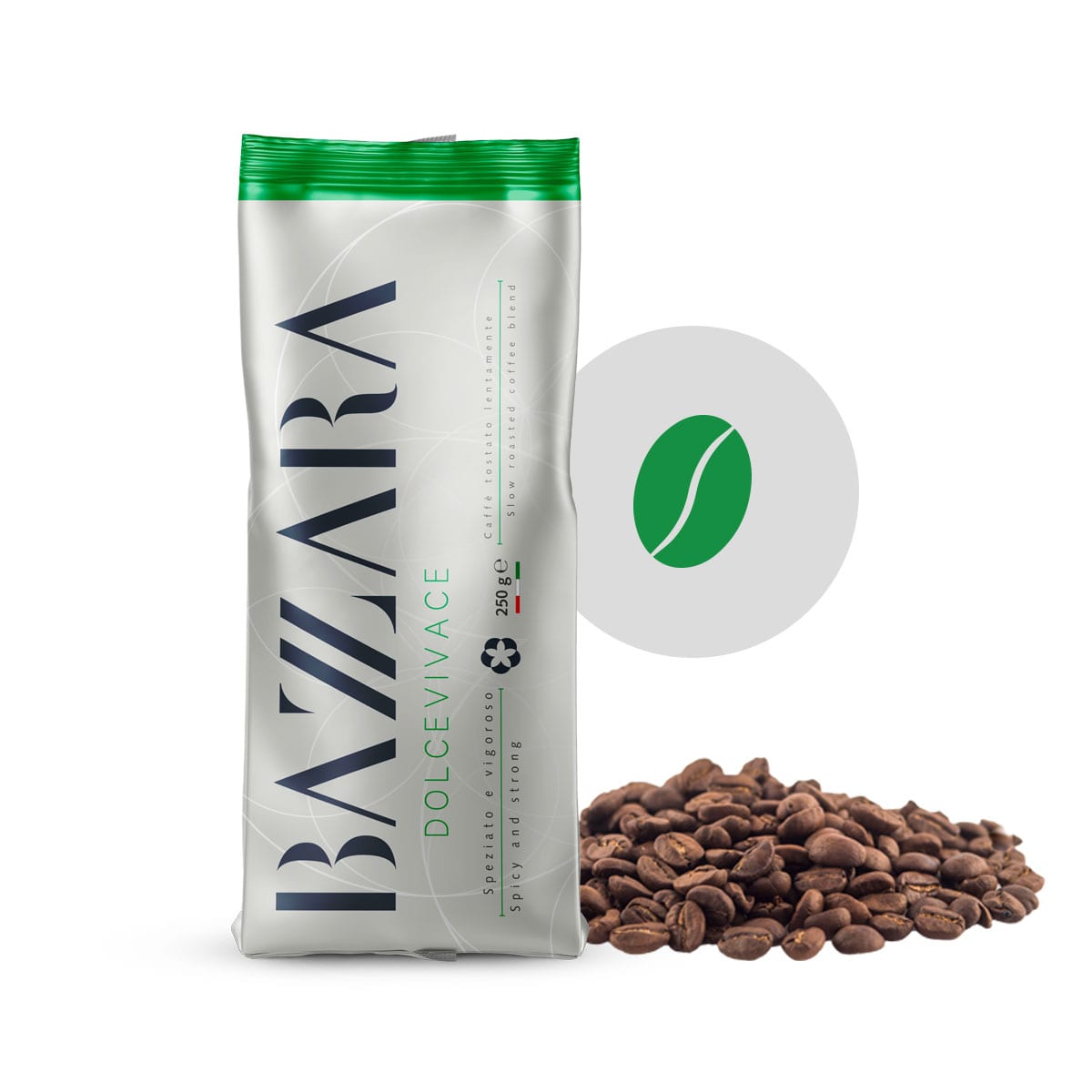 Bazzara 250 grame Dolce Vivace cafea boabe