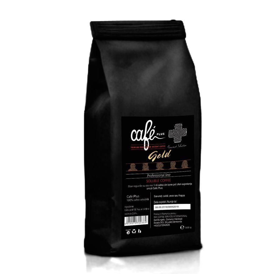 Cafe Plus Gold cafea instant granulata 500gr