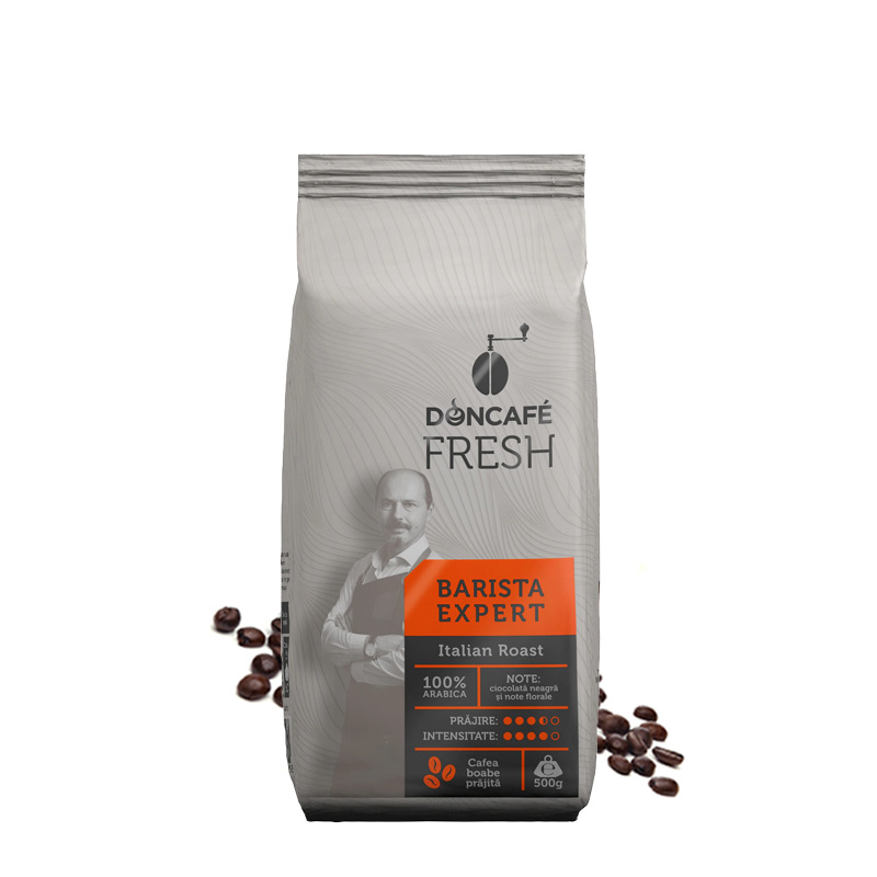 Cafea boabe doncafe fresh barista italian roast 500g