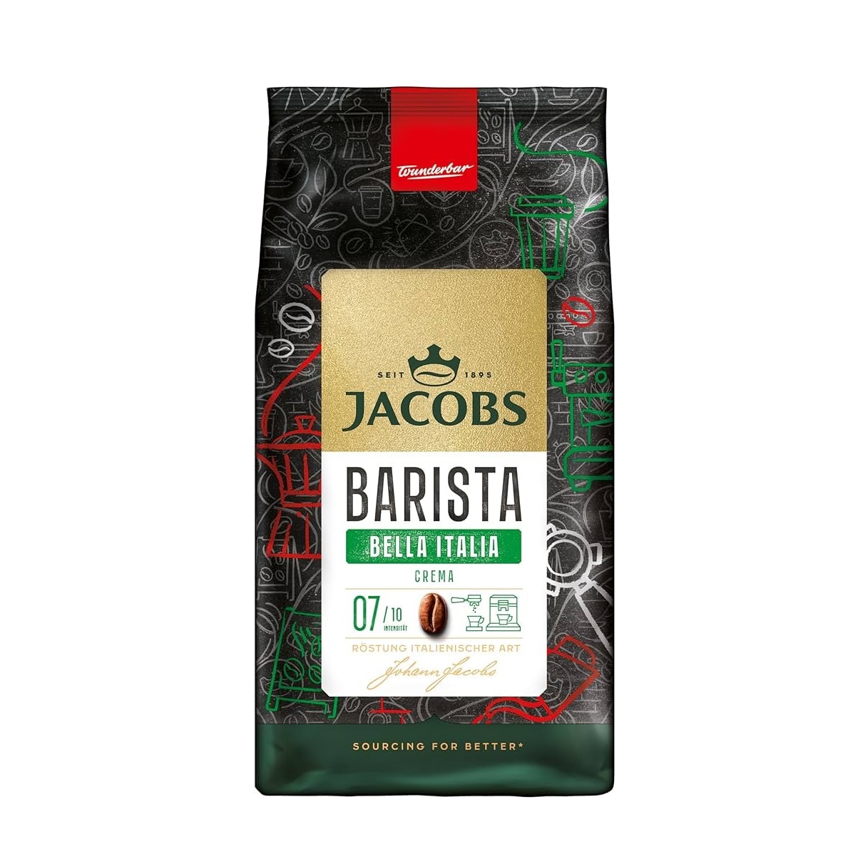 Jacobs Barista Bella Italia cafea boabe 1kg