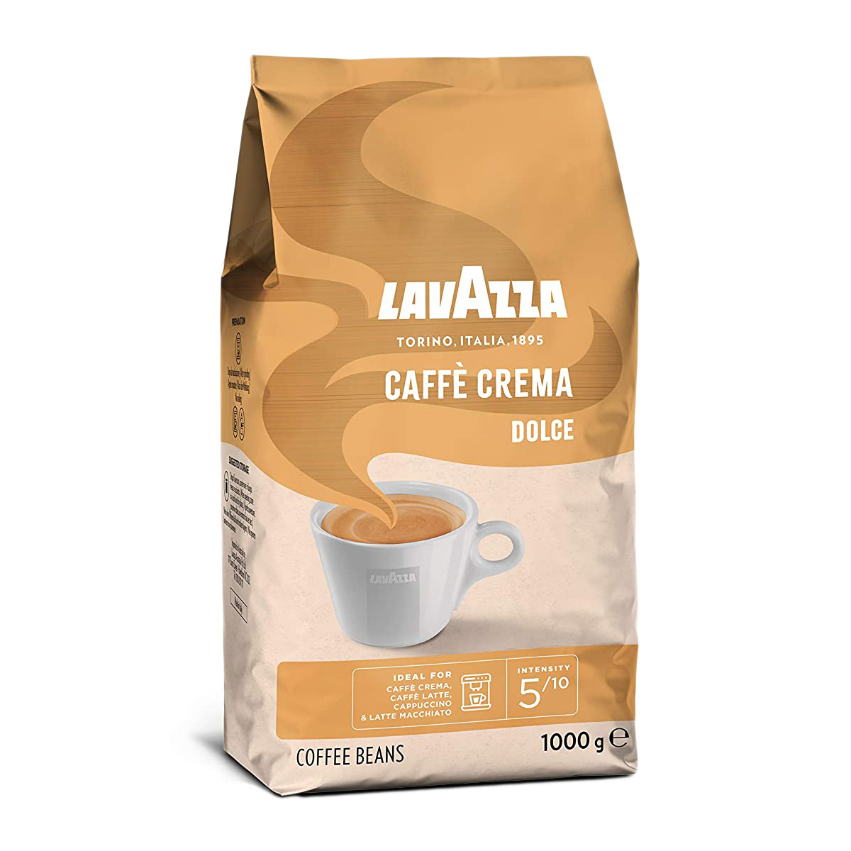 cafea boabe lavazza caffe crema dolce 1 Cafea Dolce Gusto Fara Cofeina