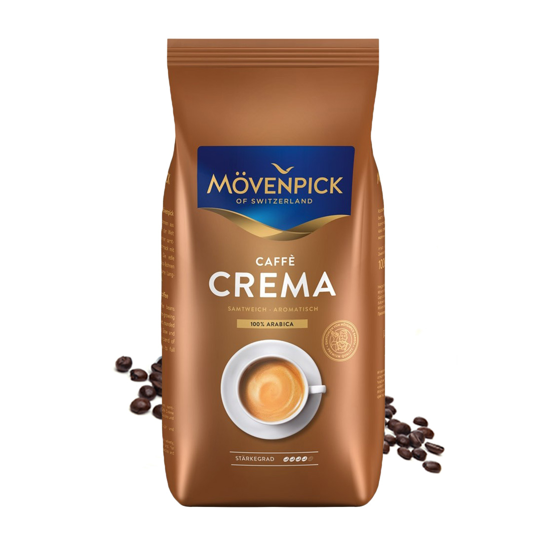 Movenpick caffe crema cafea boabe 1 kg