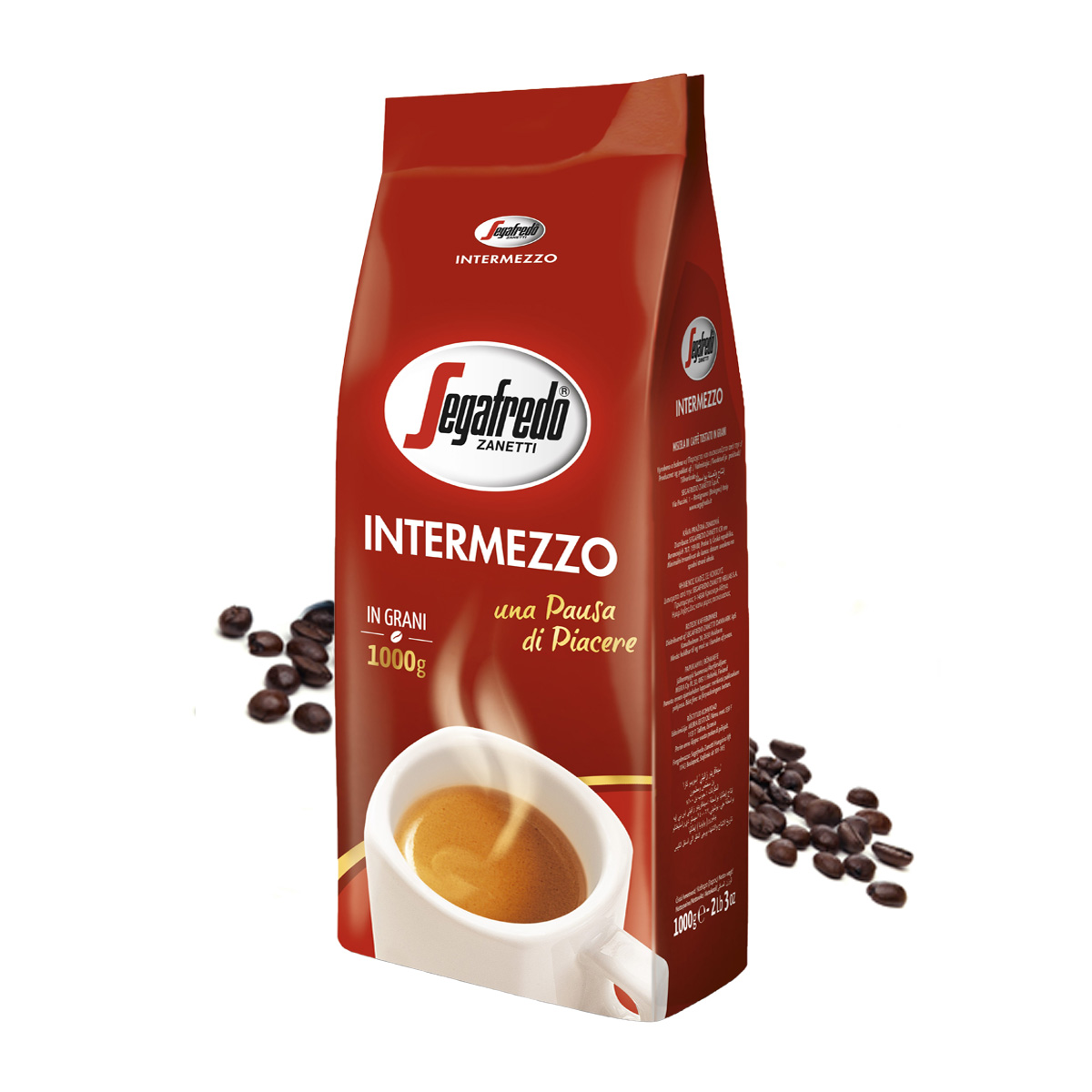 Segafredo Intermezzo cafea boabe 1 kg