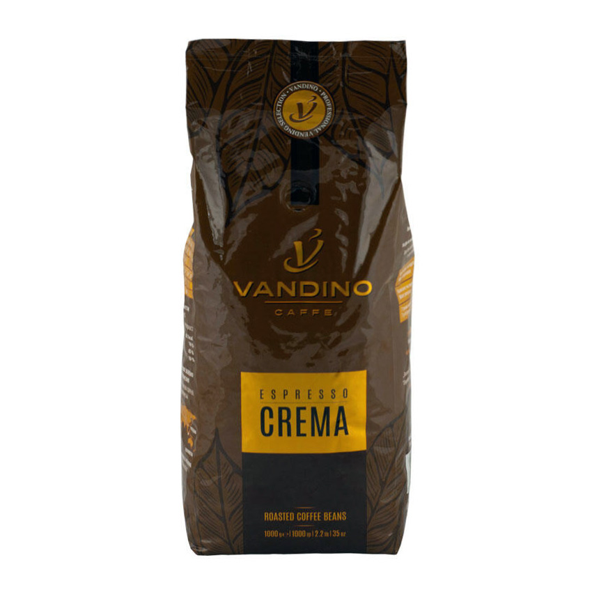 cafea boabe vandino espresso crema 1 Cafea Espresso Decofeinizata