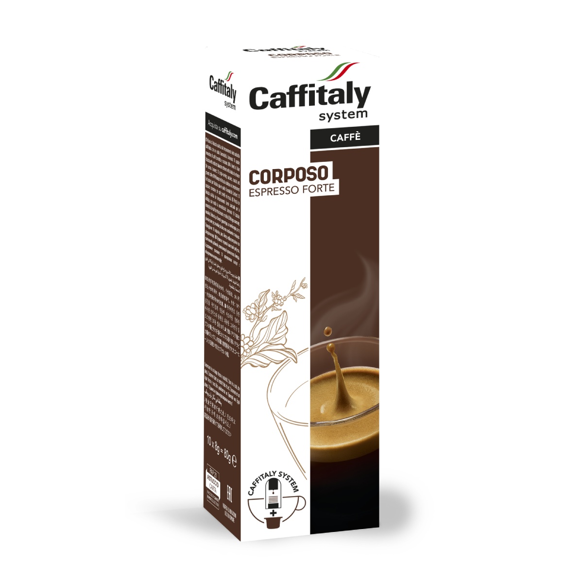 Caffitaly Corposo Espresso Forte capsule cafea 10 buc