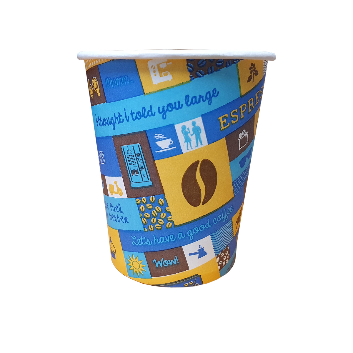 Caleidoscop pahare carton 170 ml bax 2250 buc