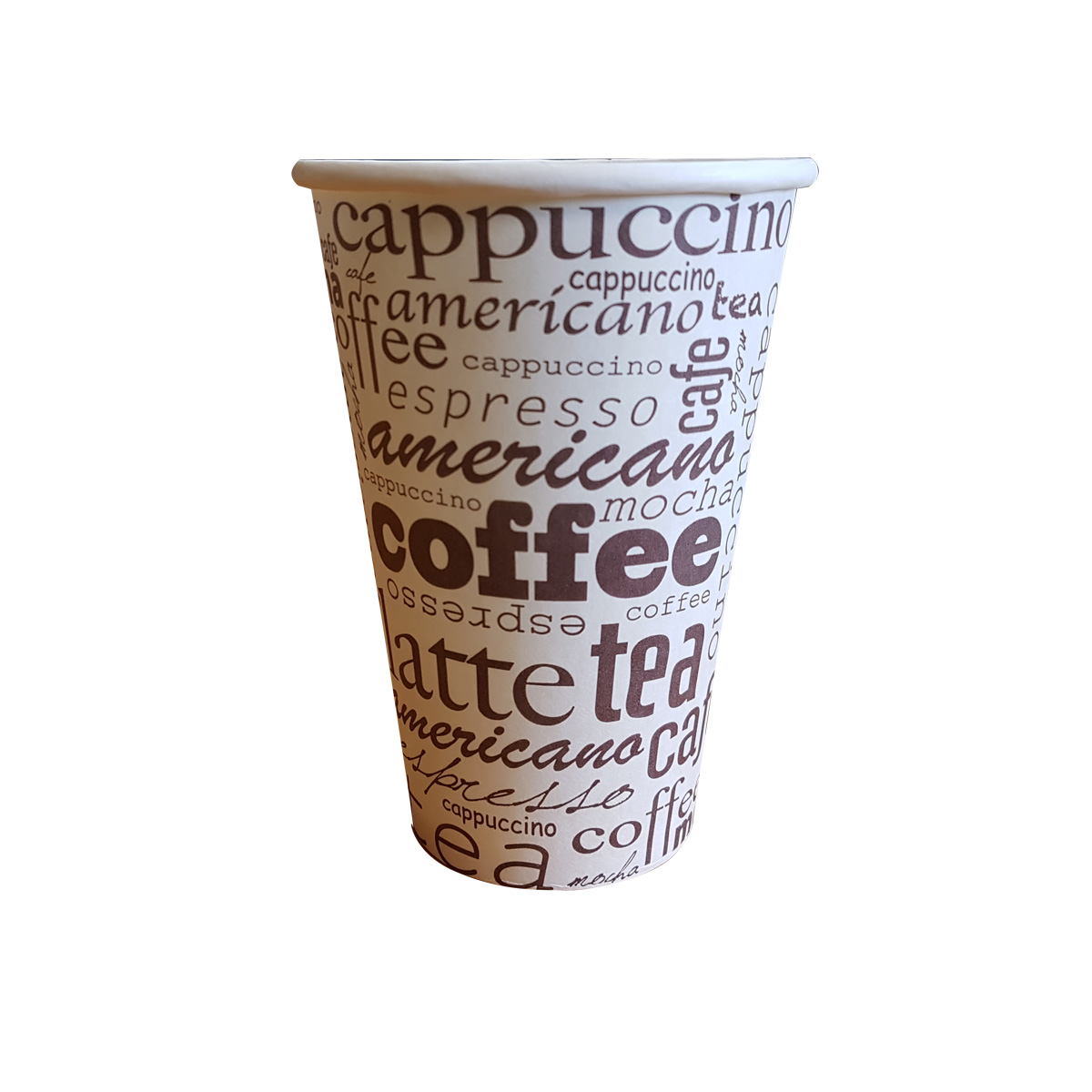 Cappuccino pahare carton 16 oz set 50 buc