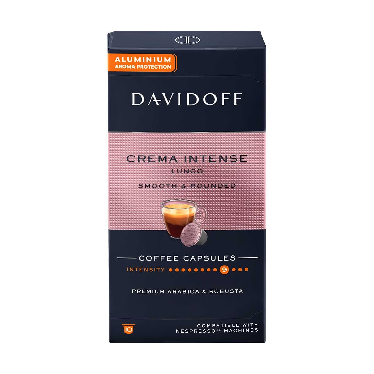 Capsule Davidoff Crema Intense compatibile Nespresso 10 buc