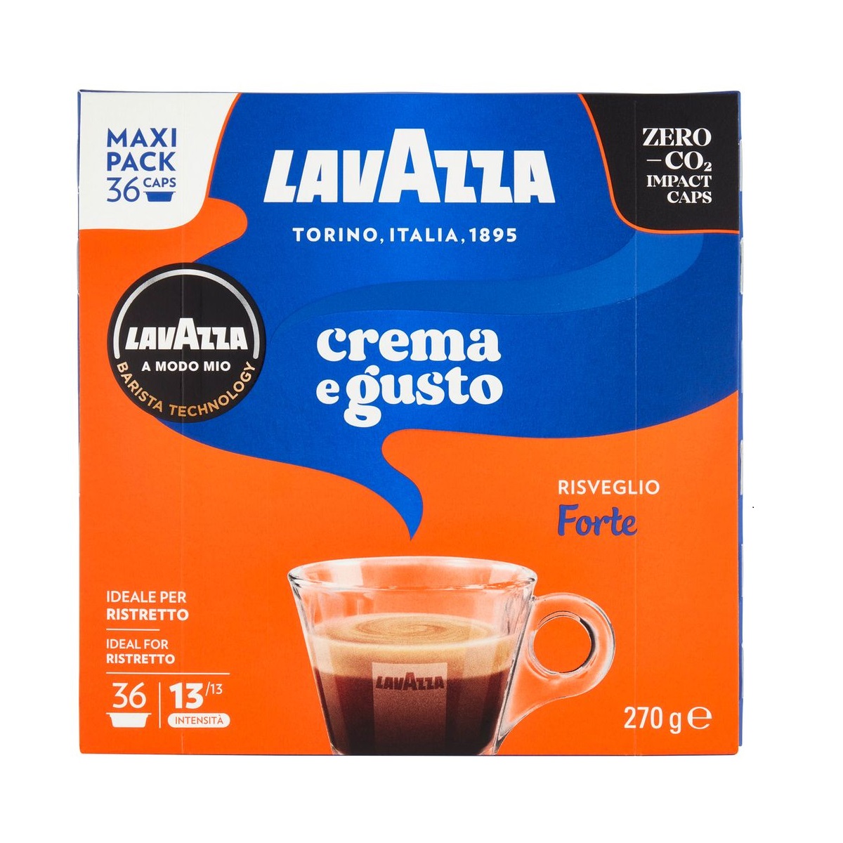 Lavazza A Modo Mio Crema e Gusto Forte capsule 36 buc