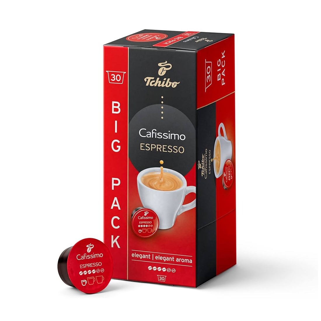 Capsule cafea Tchibo Cafissimo Espresso Elegant Aroma BIG PACK 30 buc