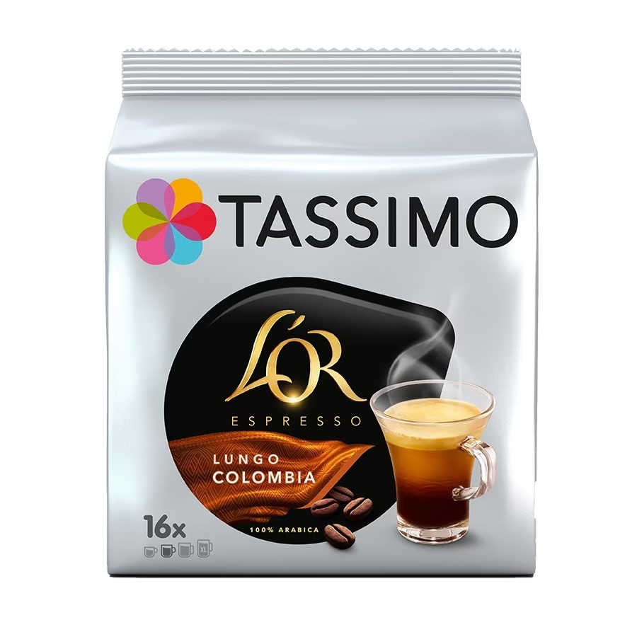 Capsule Tassimo L\'OR Lungo Colombia 16 buc