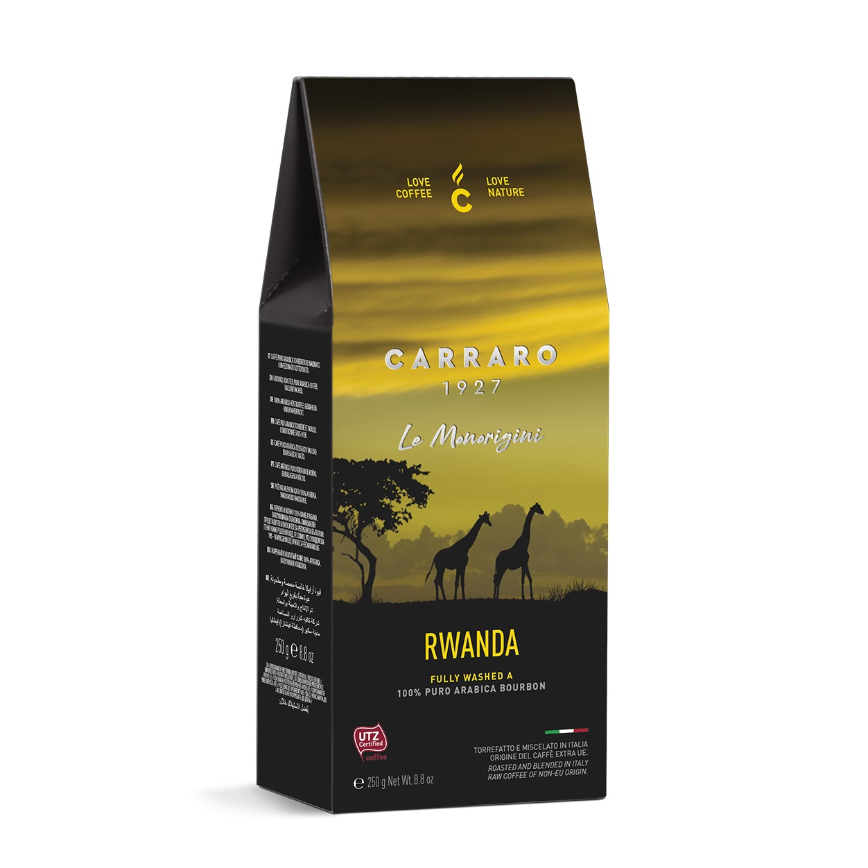 carraro rwanda fully washed a cafea macinata 250g Cafea Doncafe 250G Pret