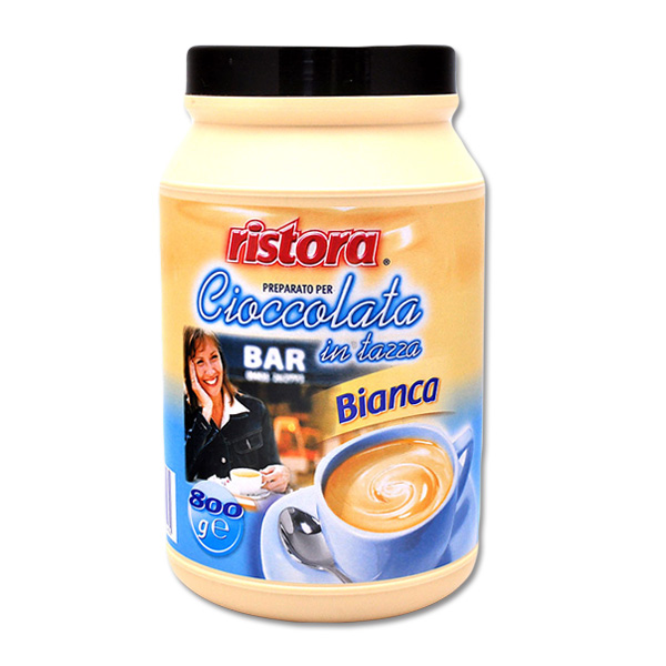 Ristora ciocolata alba densa borcan 800g