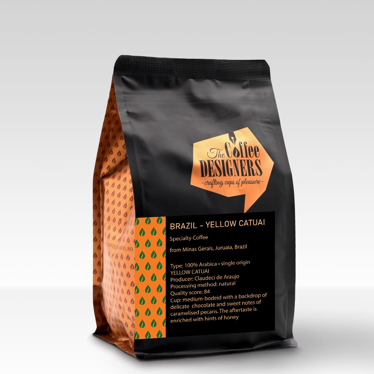 Coffee Designers Brazil Yellow Catuai cafea boabe 250g