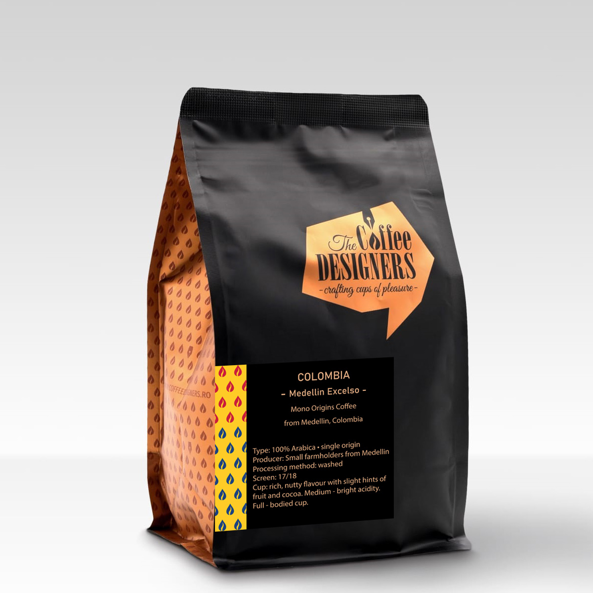 coffee designers colombia medellin excelso cafea boabe Cafea Doncafe 250G Pret
