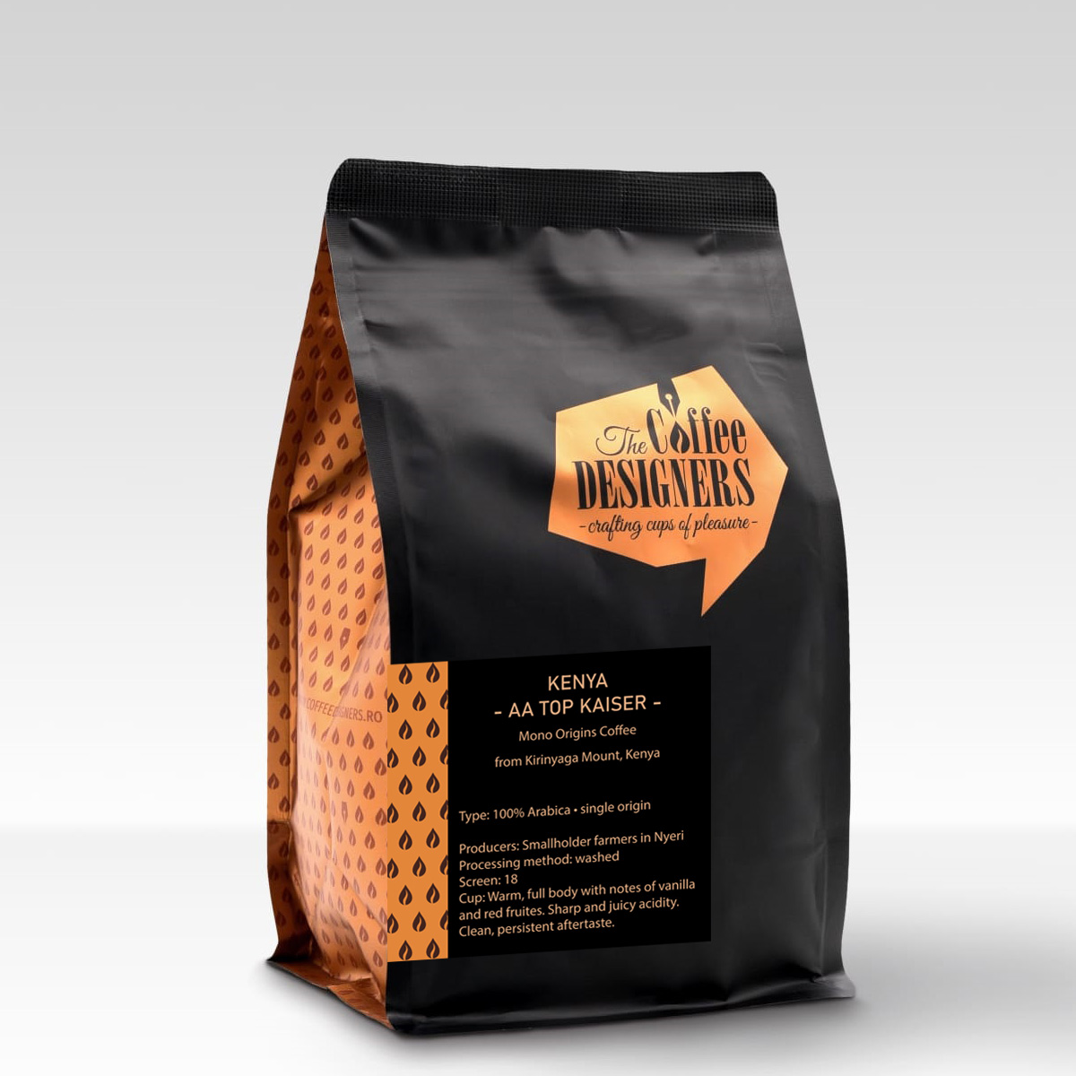 coffee designers kenya aa top kaiser cafea boabae Cafea Doncafe 250G Pret