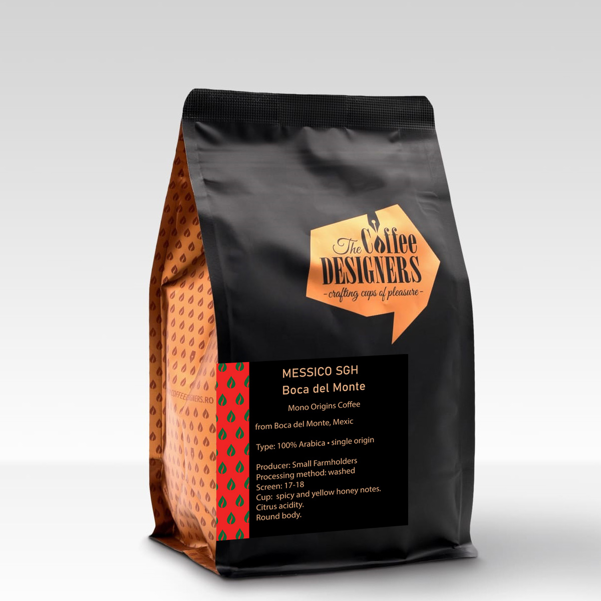 Coffee Designers Messico SGH Boca del Monte cafea boabe 250g