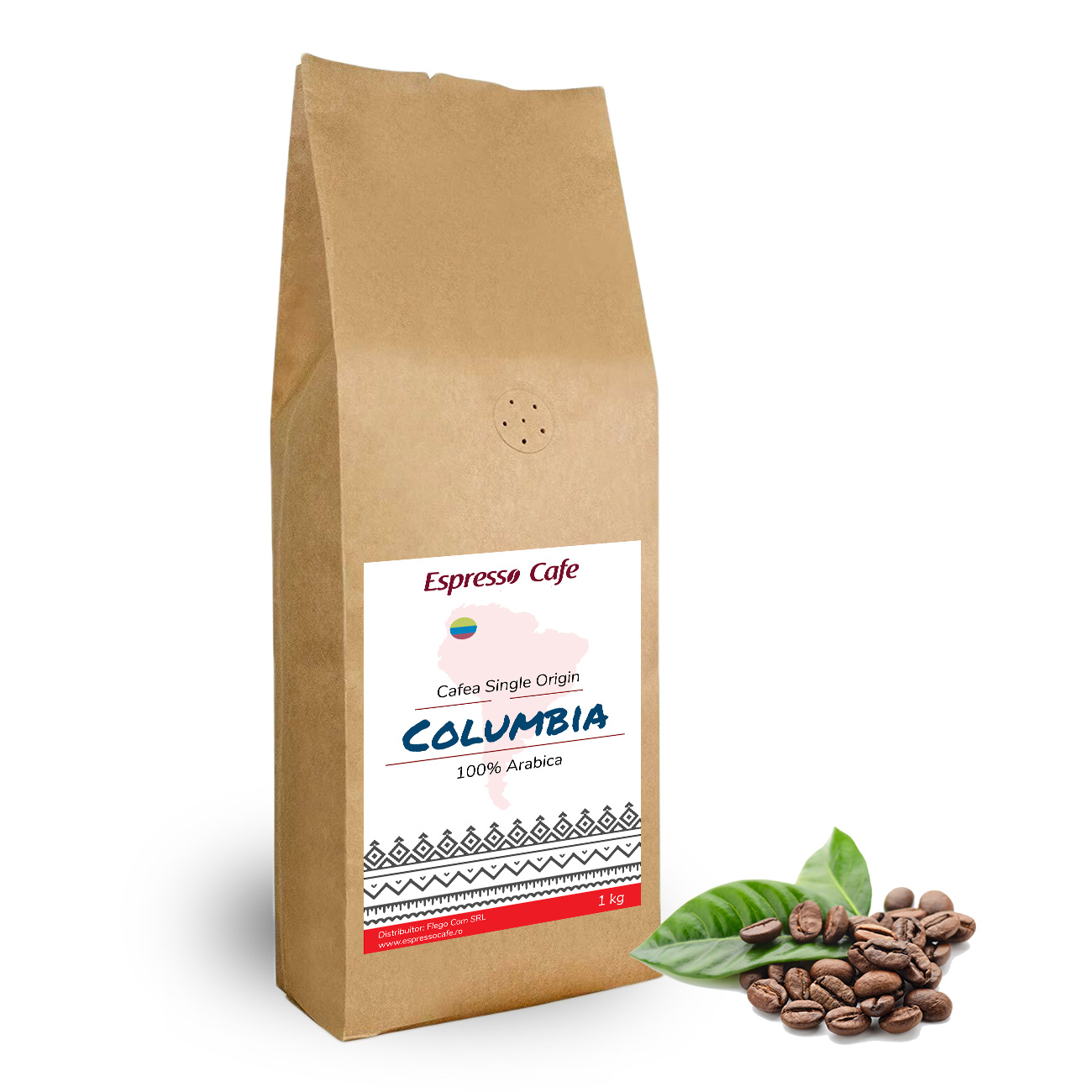 Columbia Supremo cafea boabe de origine 1kg