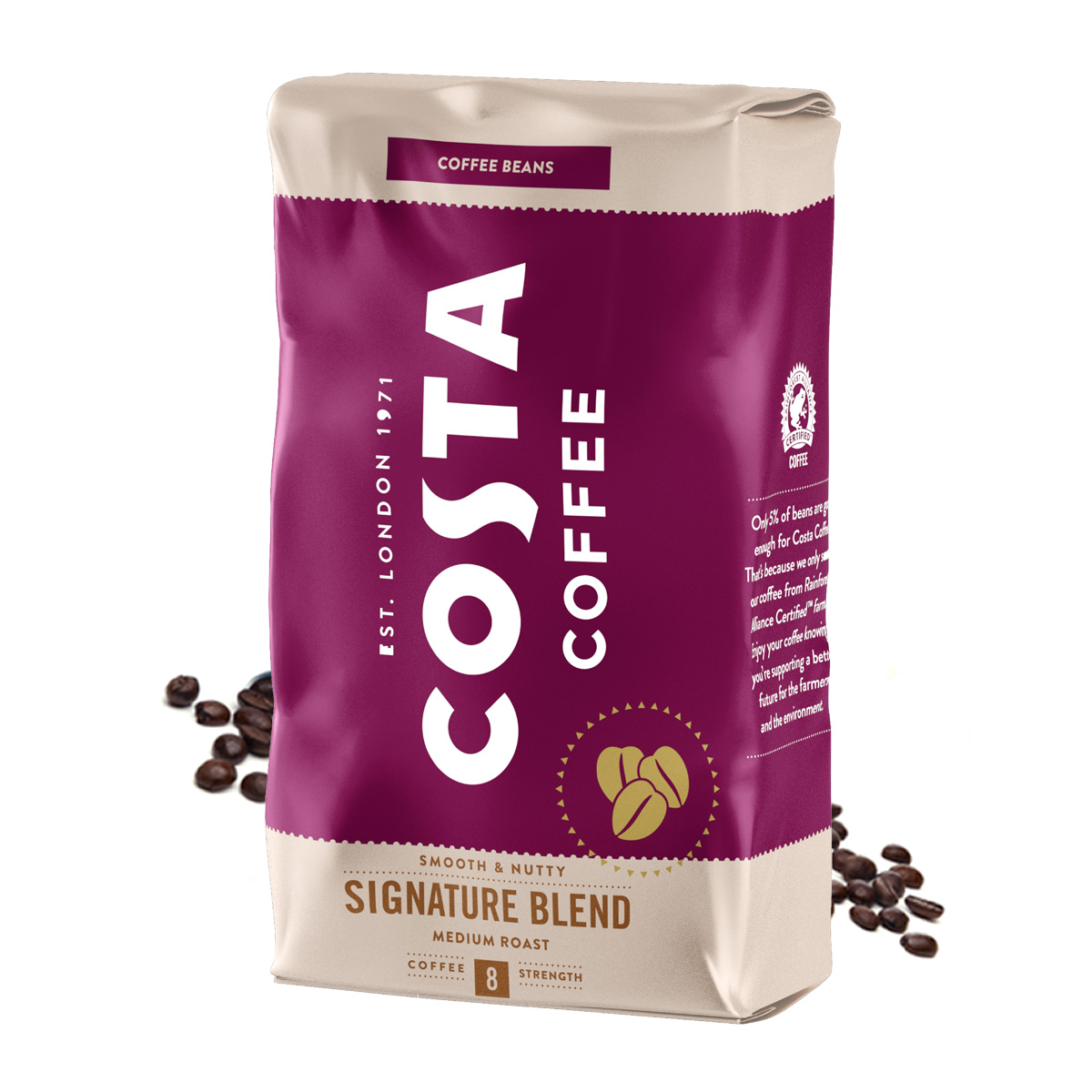 Costa Signature Blend Medium Roast cafea boabe 1kg