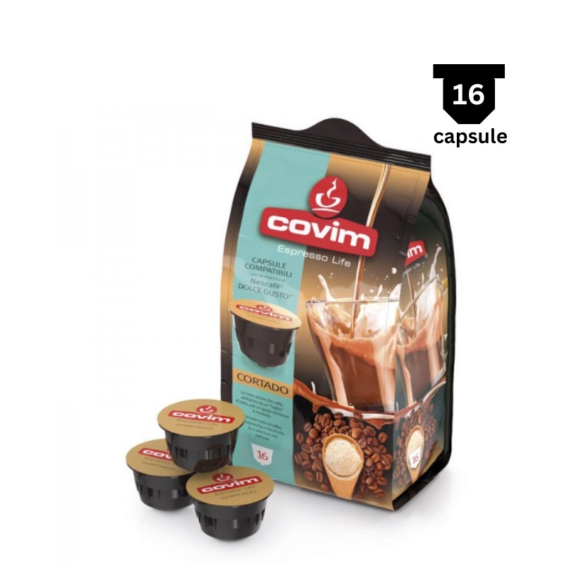 Covim Cortado capsule compatibile Dolce Gusto 16 buc