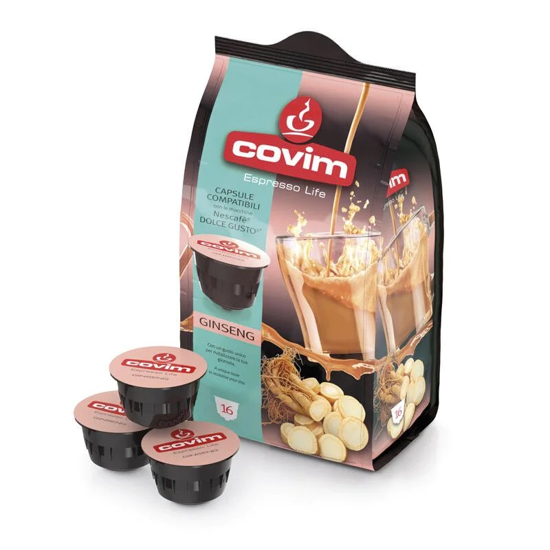 Covim Ginseng capsule compatibile Dolce Gusto 16 buc