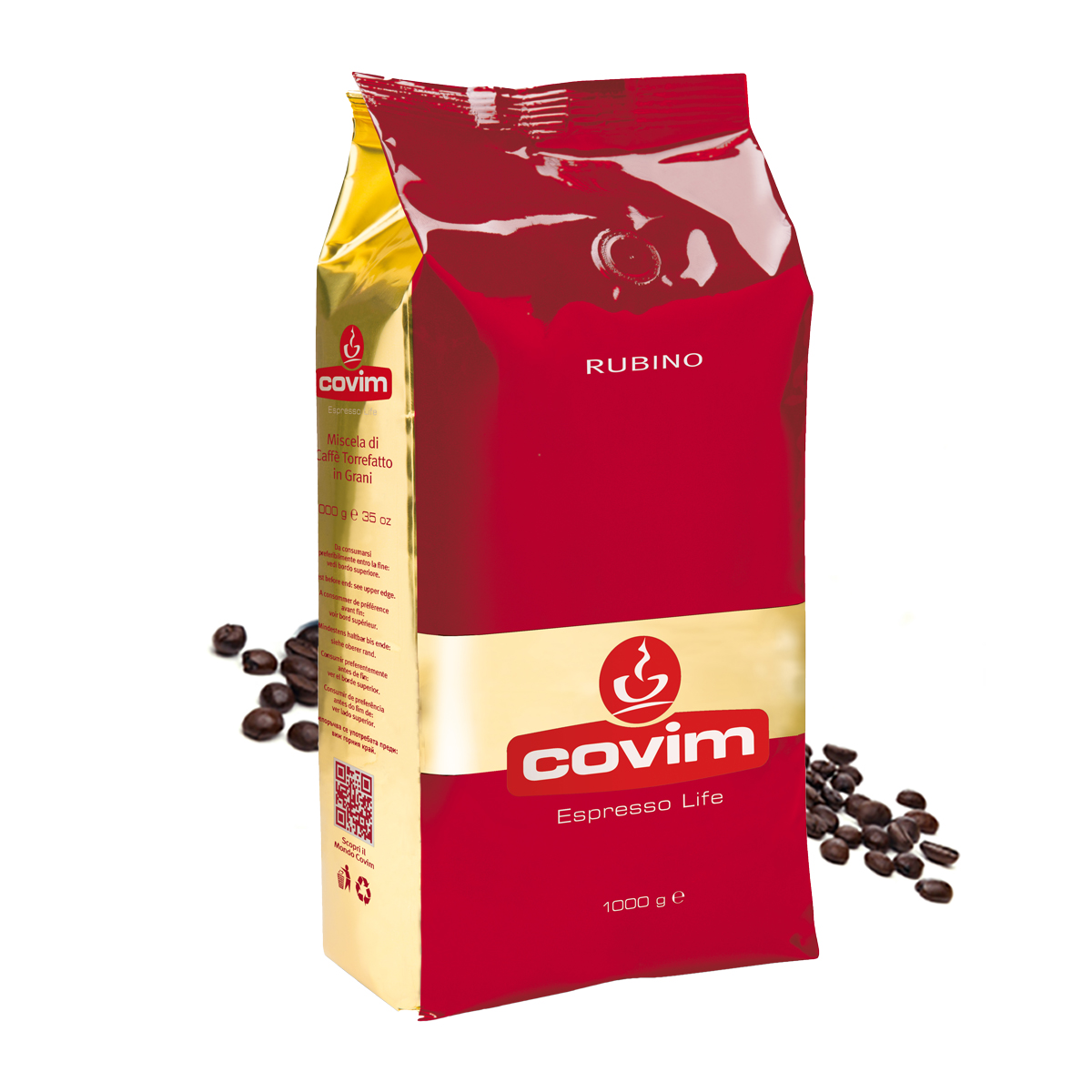 Covim Rubino cafea boabe 1kg