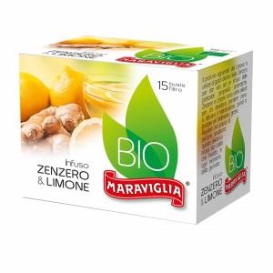 Ristora Maraviglia ceai bio lamaie si ghimbir cutie 15 plic