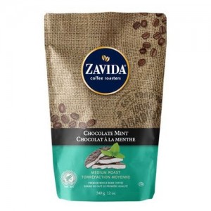 Zavida Chocolate Mint cafea boabe cu aroma de ciocolata si menta 340g