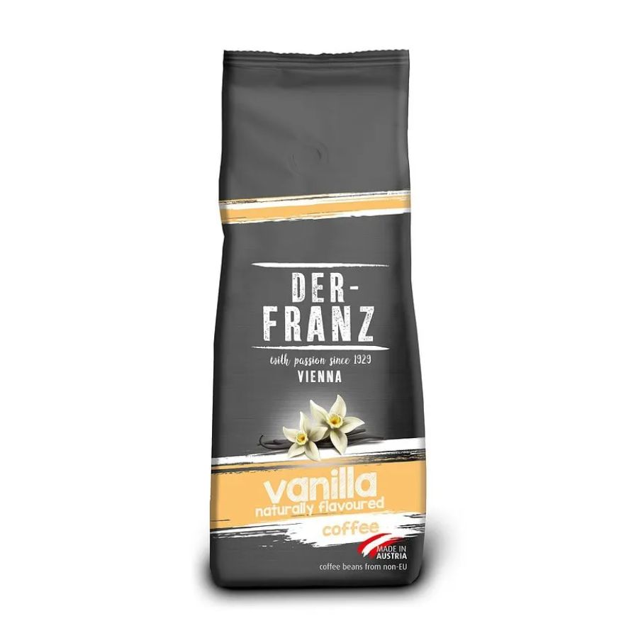 Der-Franz Vanilla cafea boabe cu aroma de vanilie 500g
