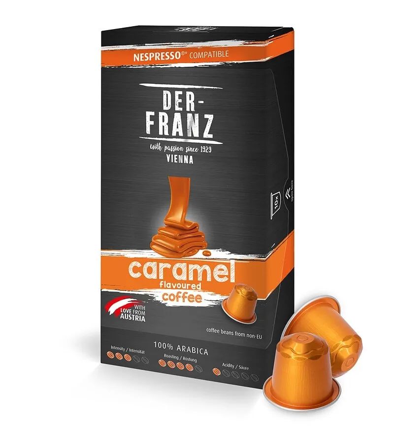 Der-Franz Caramel capsule compatibile Nespresso 10 buc