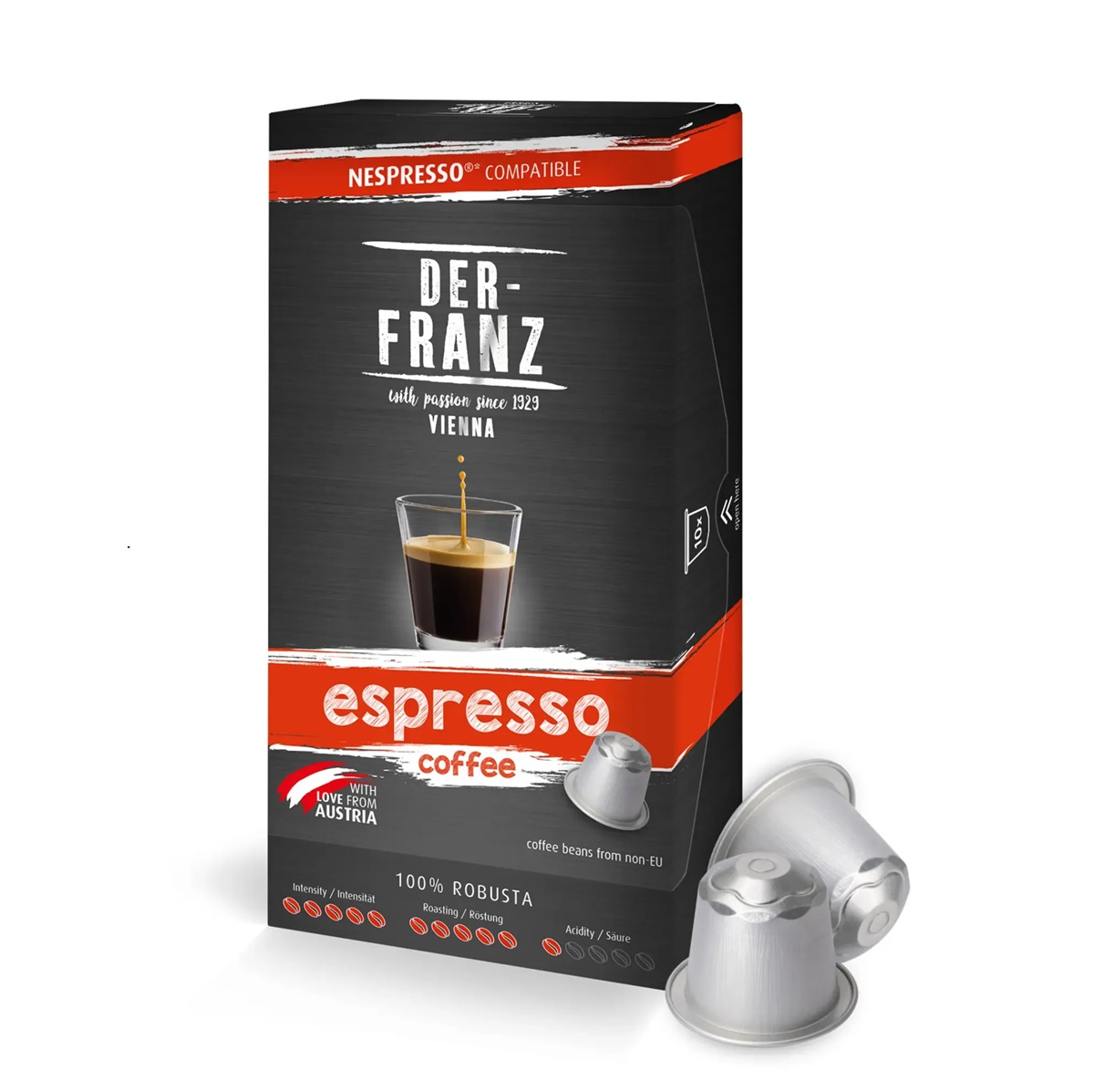 Der-Franz Espresso capsule compatibile Nespresso 10 buc