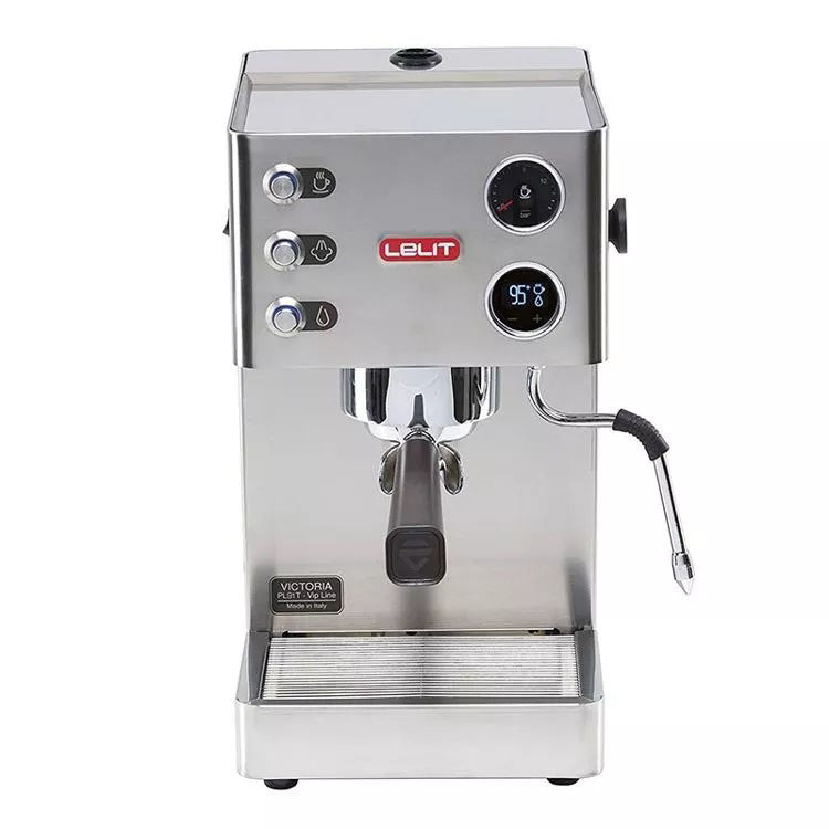 Espressor manual Lelit VIP PL 91 T, 1000 W, 2.7 L, 15 bar, manometru, PID, cadou tamper Motta