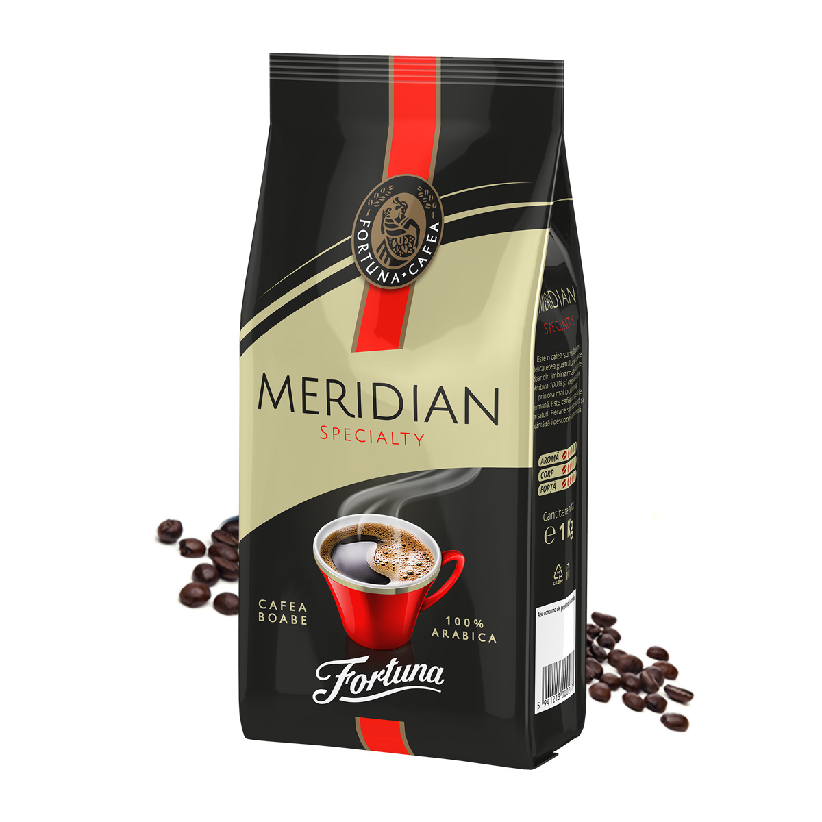 Fortuna Meridian cafea boabe 1 kg