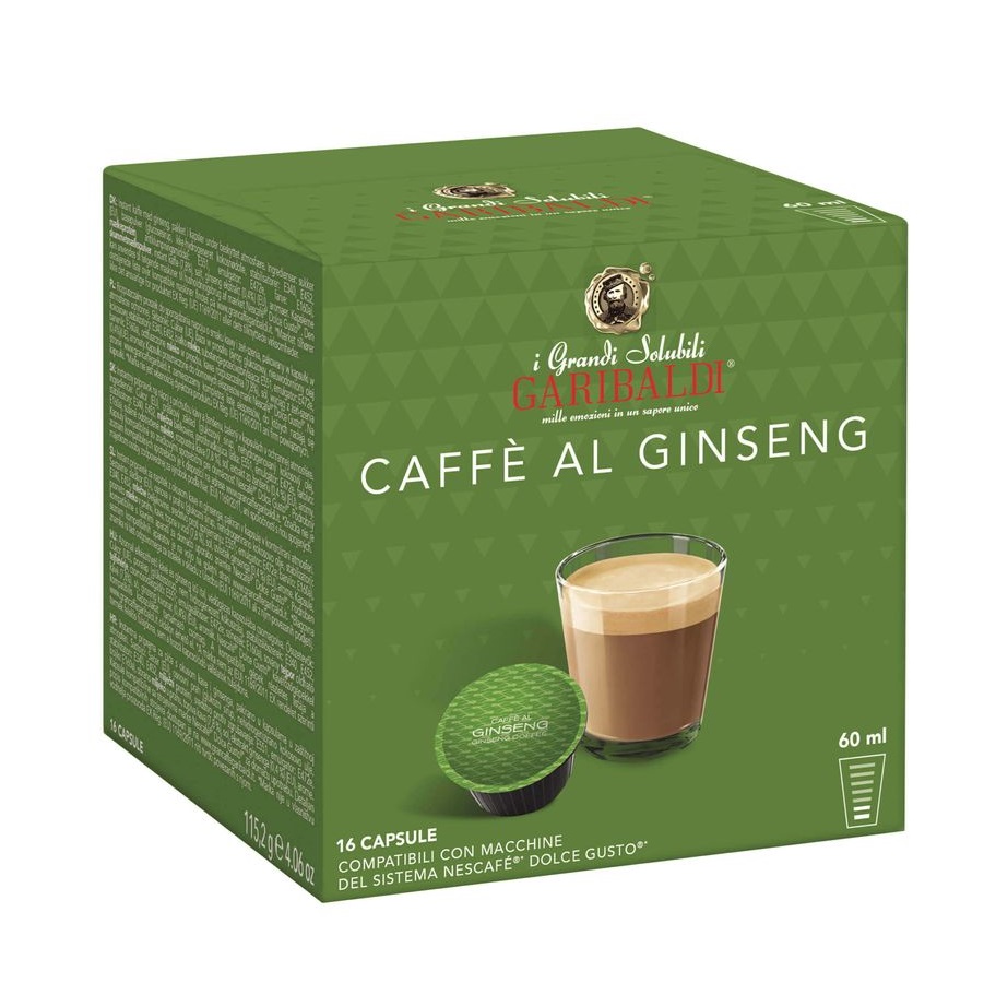 Garibaldi Ginseng capsule cafea compatibile Dolce Gusto 16 buc