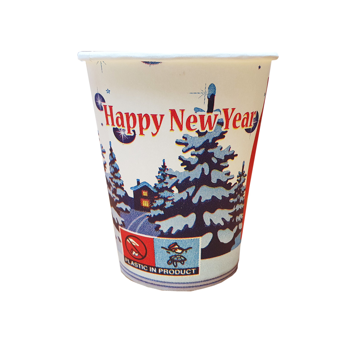 Happy New Year pahare carton 170ml bax 3000 buc