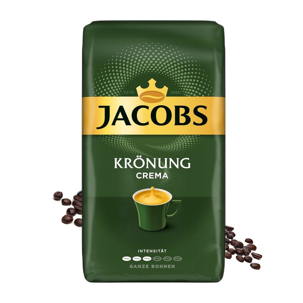 Jacobs kronung crema cafea boabe 1 kg