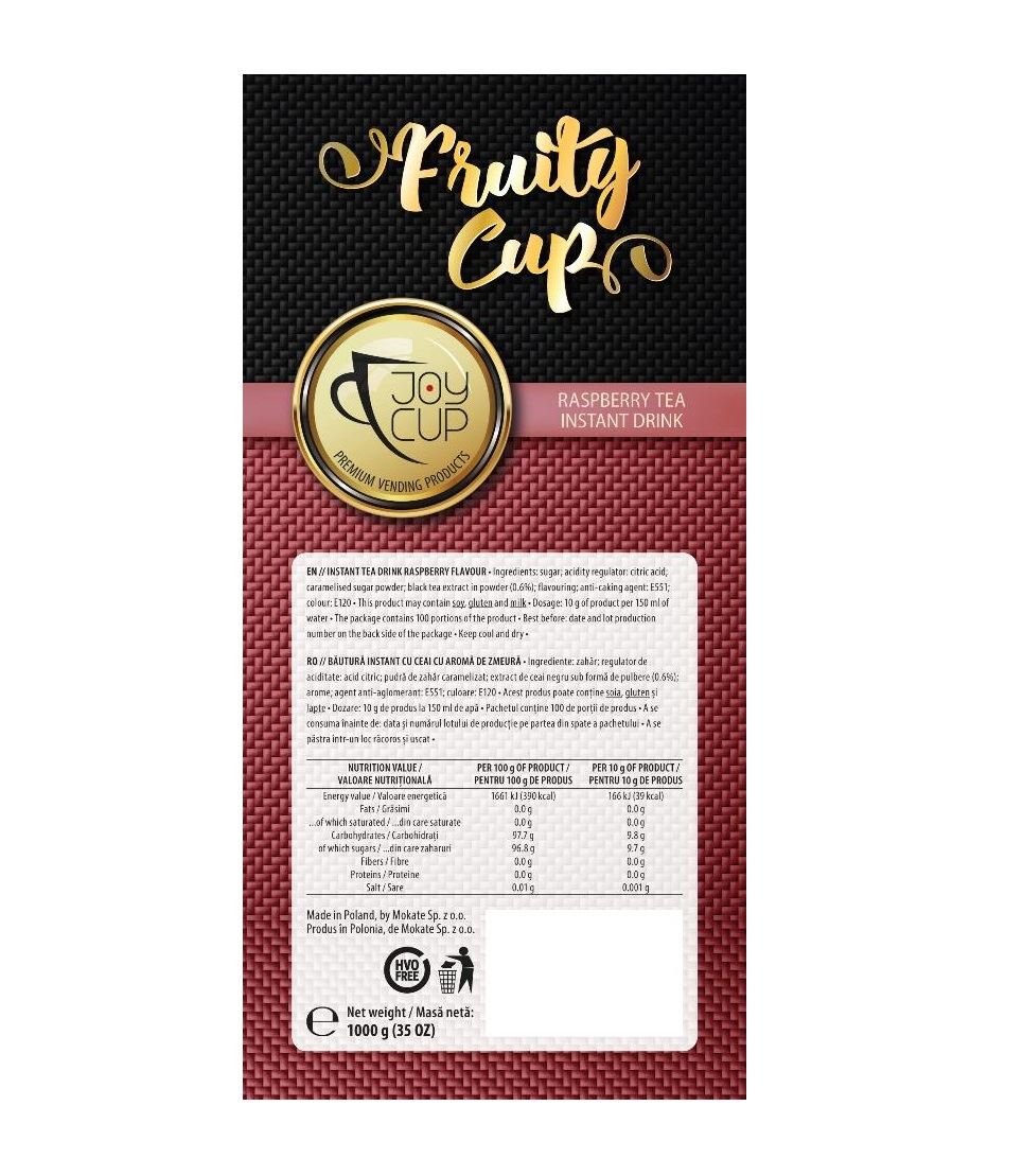 Joy Cup ceai instant zmeura 1 kg