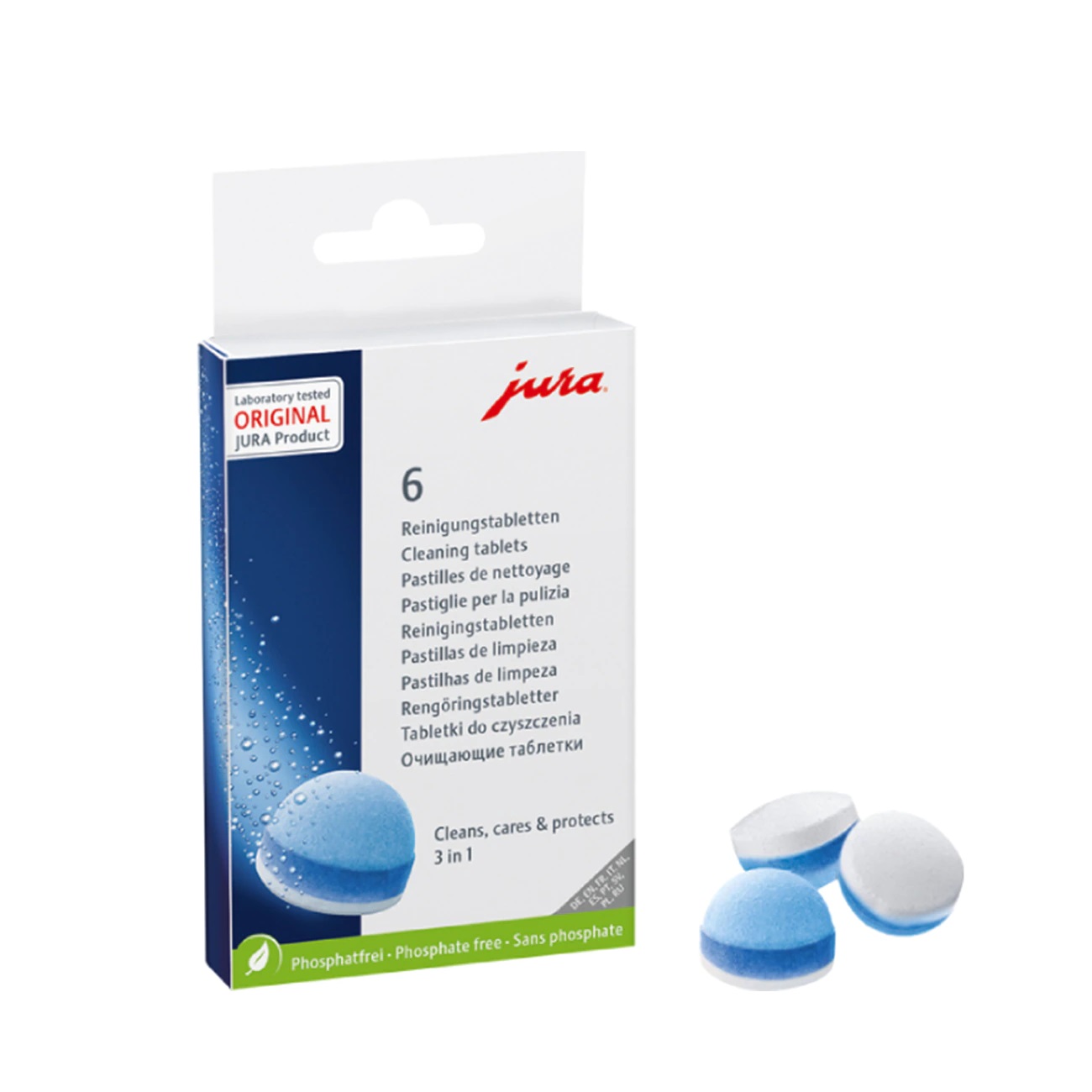 Jura pastile de curatare in 3 etape set 6 buc