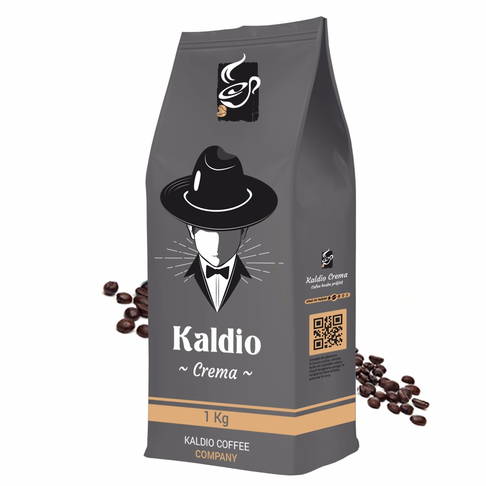 Kaldio crema cafea boabe 1kg