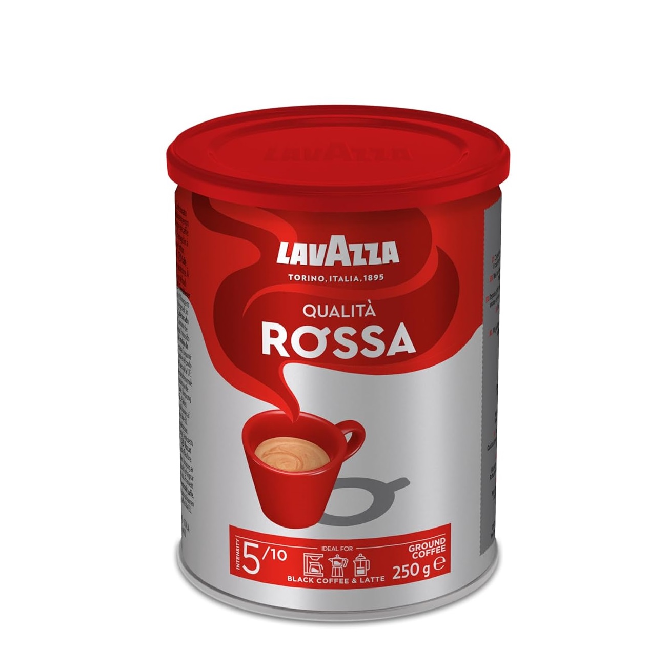 Lavazza Qualita Rossa cafea macinata cutie metalica 250g