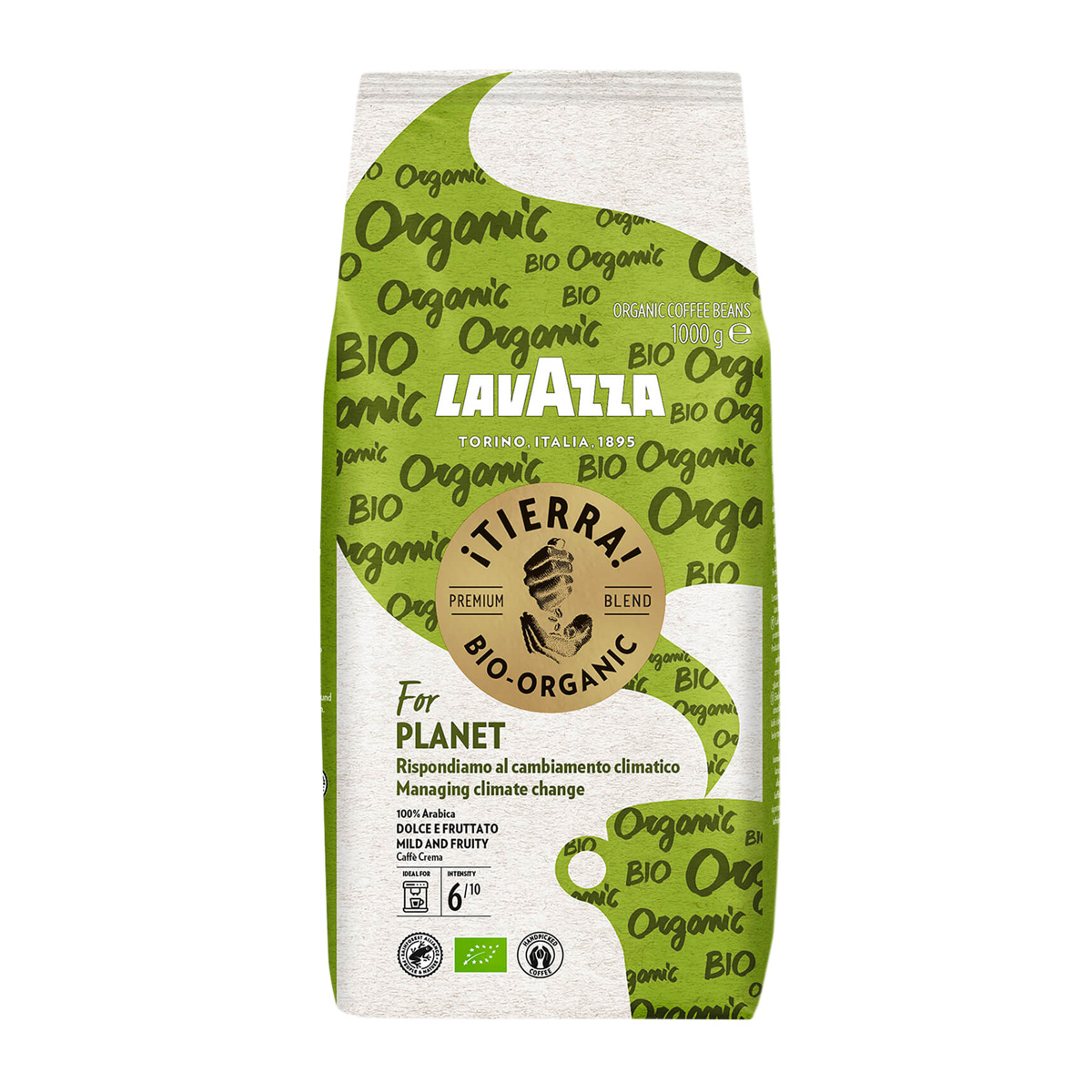 lavazza tierra bio organic utz cafea boabe 1kg 4 Lavazza 1 Kg