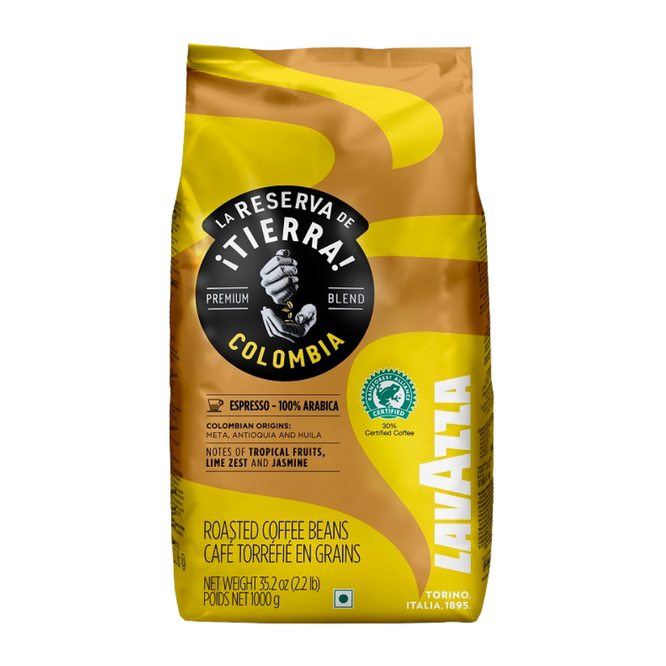 lavazza tierra colombia cafea boabe 1 kg Cafea Boabe Doncafe Selected