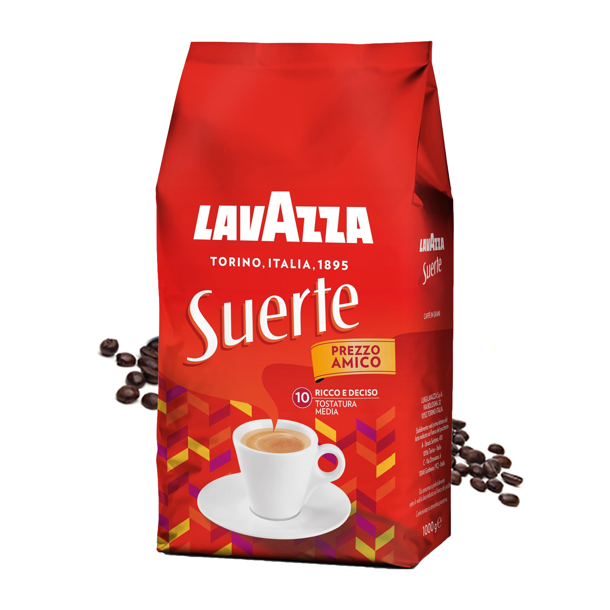 Lavazza Suerte cafea boabe 1 kg