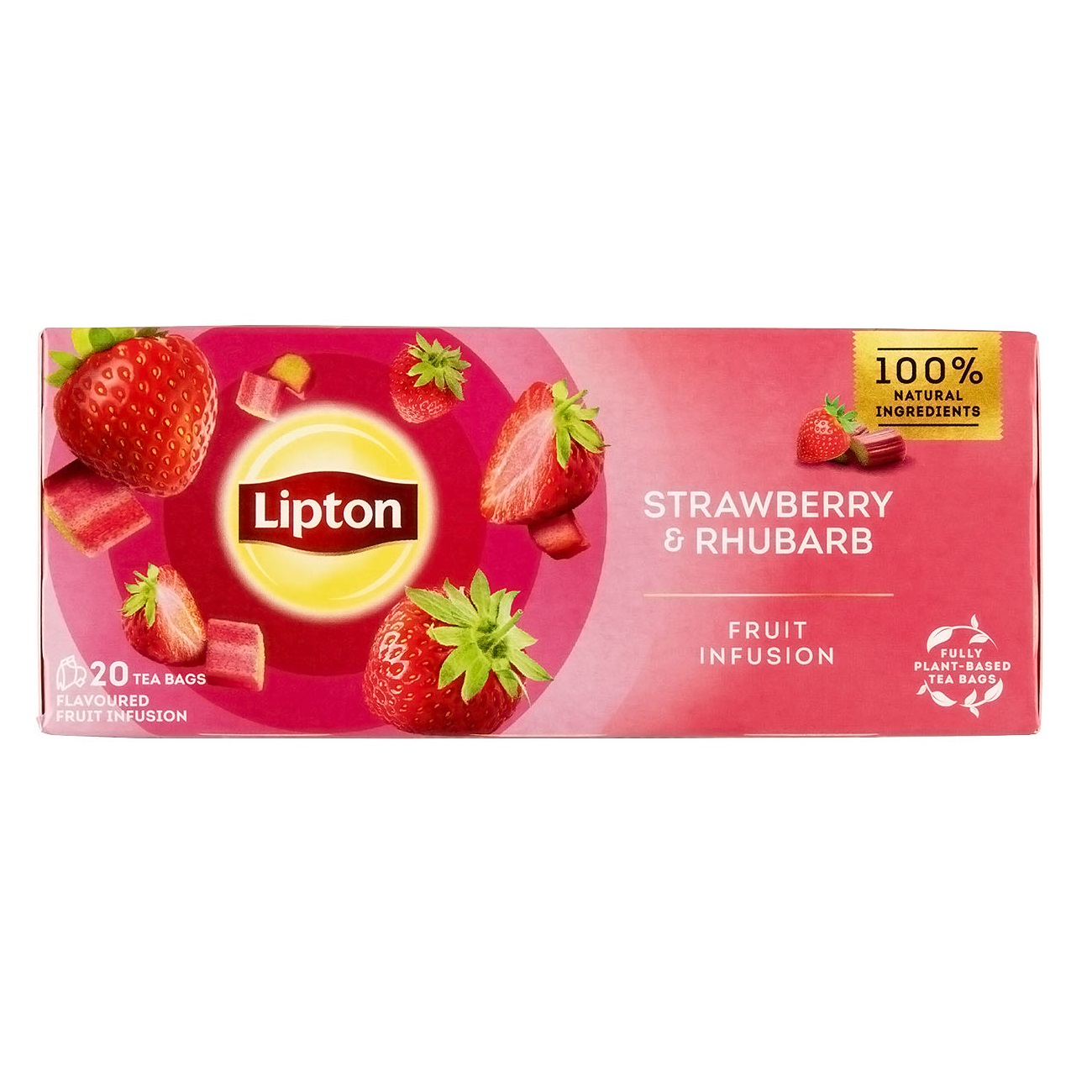 Lipton Strawberry-Rhubarb ceai plic 20 buc