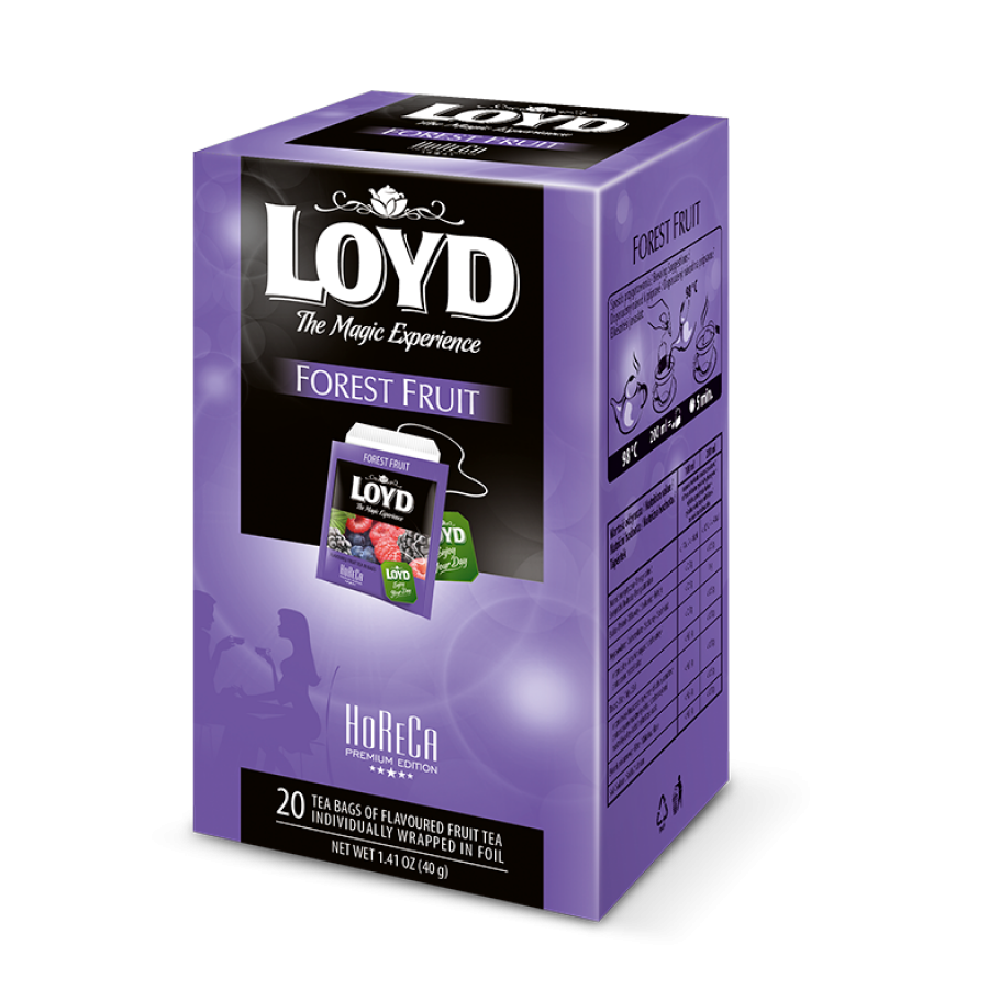 Loyd forest fruit horeca ceai plic 20 buc