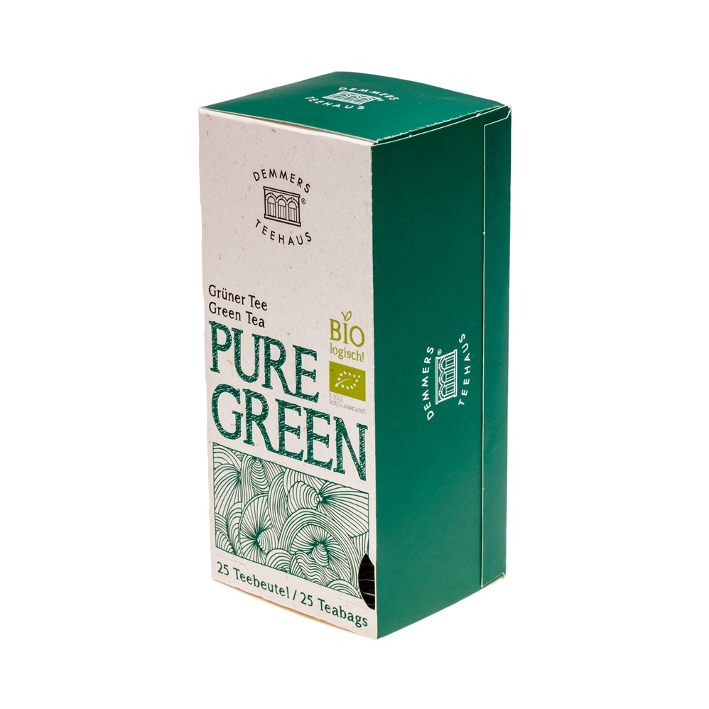 Demmers Pure Green Bio Quick-T ceai verde cutie 25 plicuri