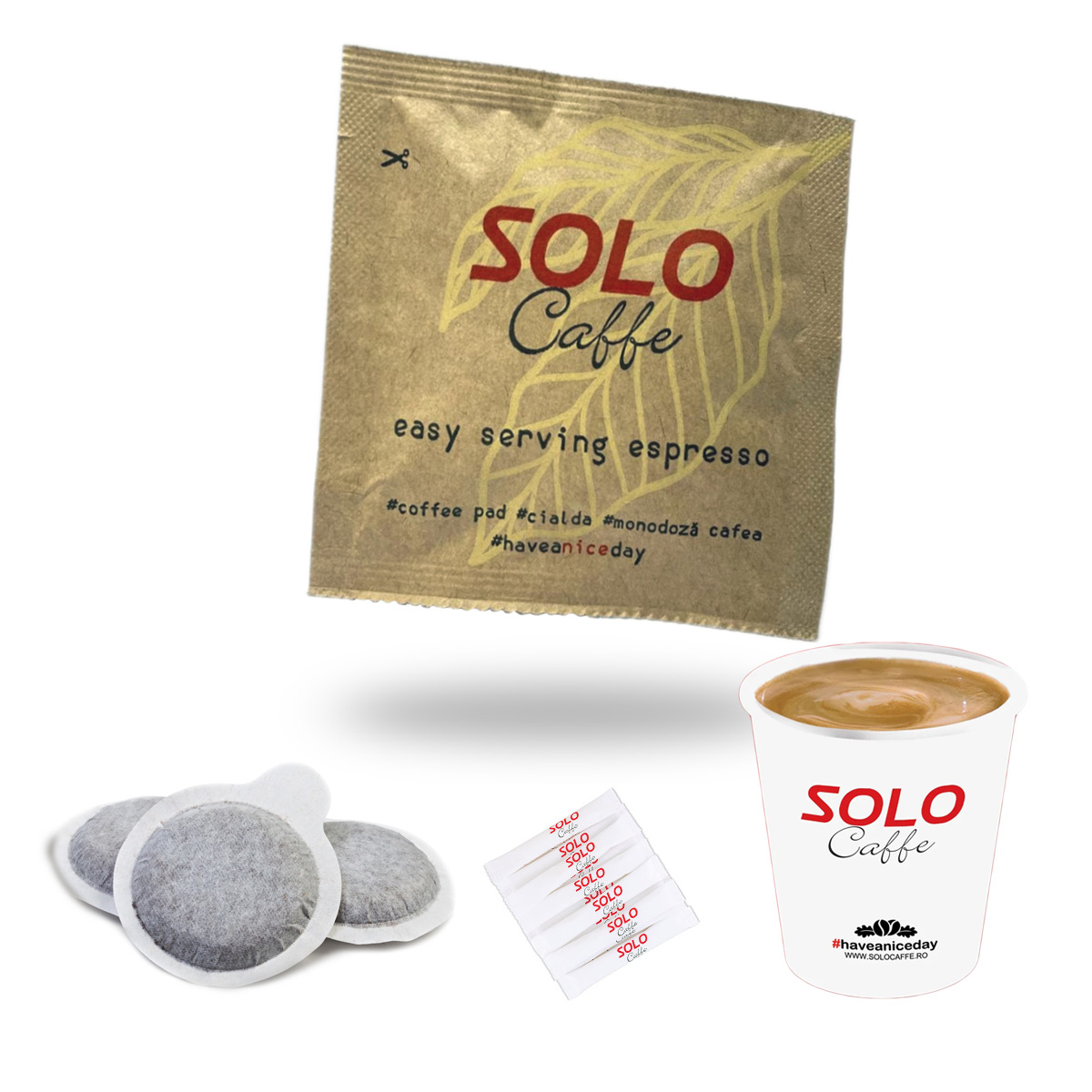 Solo Caffe Creme monodoze ESE kit 200 buc