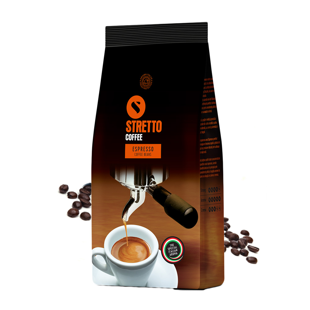 Stretto Espresso cafea boabe 1 kg