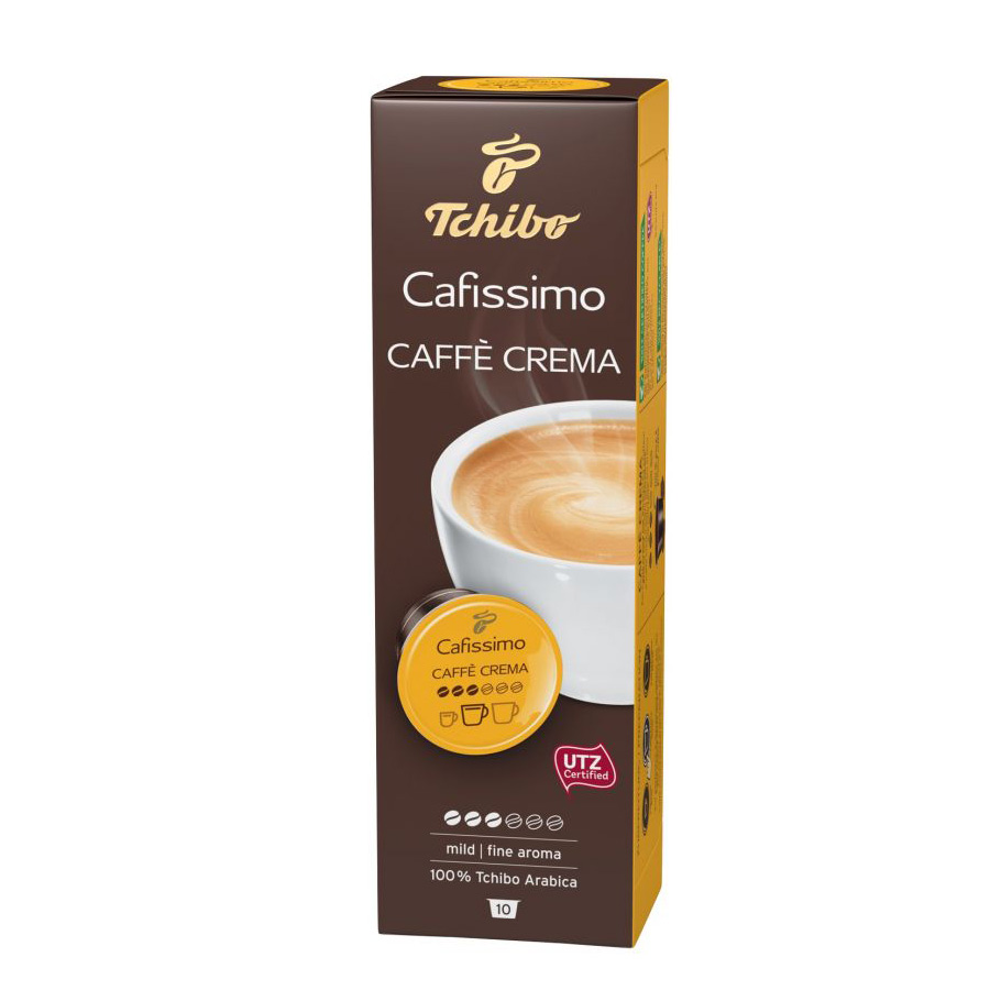 Tchibo cafissimo caffe crema fine aroma capsule 10 buc